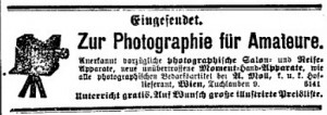 Photography instructions for amateurs offered