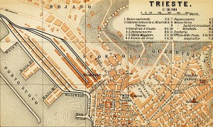 Baedeker map of Trieste 1891