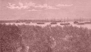 Colombo Harbor, Ceylon (Dillingers Illustrierte Reisezeitung, no. 2, 10. Januar 1893, p.3)